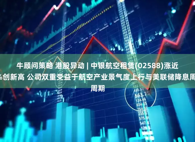 牛顾问策略 港股异动 | 中银航空租赁(02588)涨近5%创新高 公司双重受益于航空产业景气度上行与美联储降息周期